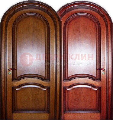 Входная арочная дверь МДФ внутри ДА-5 для сельского дома в Великом Новгороде