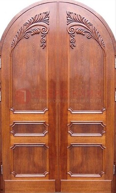 Металлическая арочная дверь ДА-9 в салон красоты в Великом Новгороде