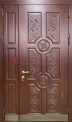Парадная металлическая дверь с узором ДПР-74 в Великом Новгороде