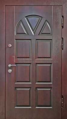 Уличная стальная дверь с виноритом ДВТ-166 в Великом Новгороде